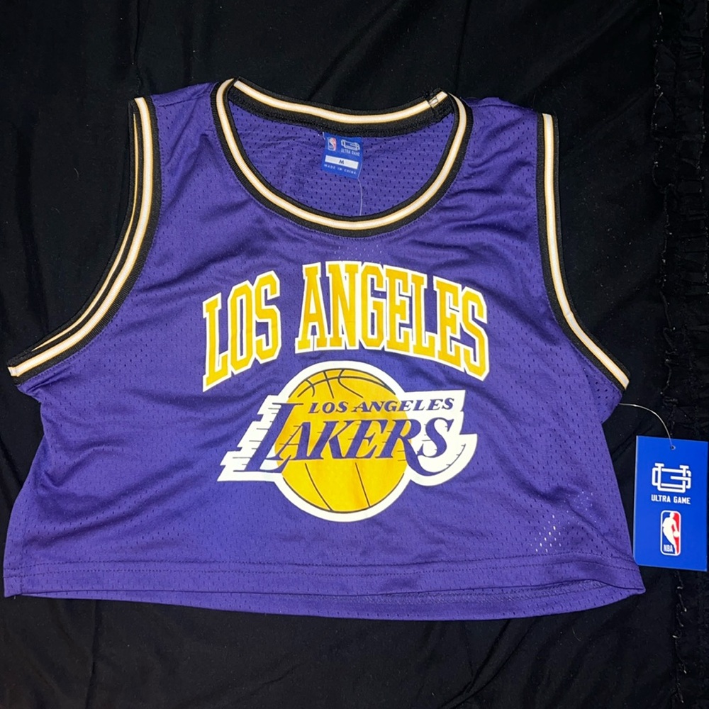 Lakers Purple Pregame tank top